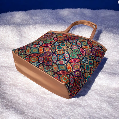 Colorful Velvet Hand Carry Bag U(K/79)