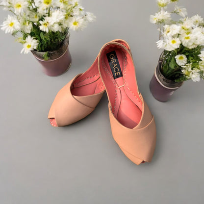 Kheri Pumps Flat Baby Pink U/645