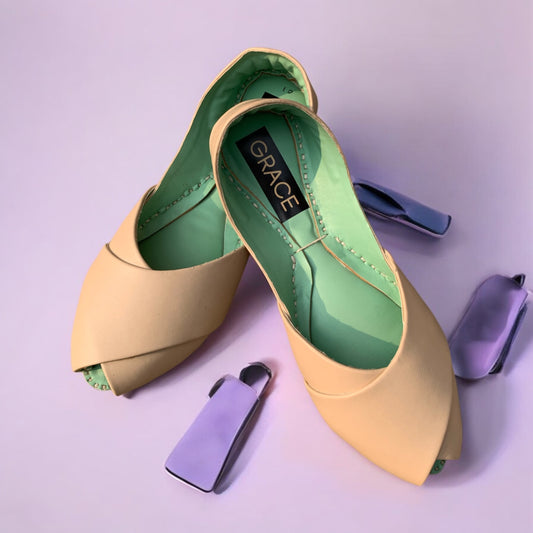 Kheri Pumps Flat C Green U/645